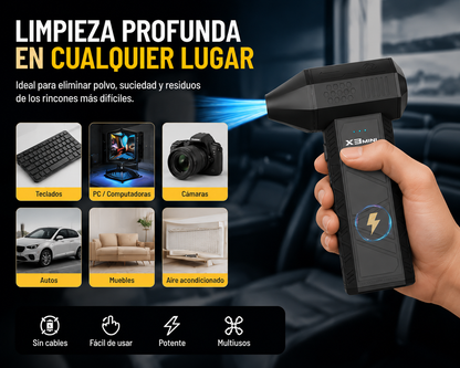 TurboJet Pro | Limpieza Potente sin Cables