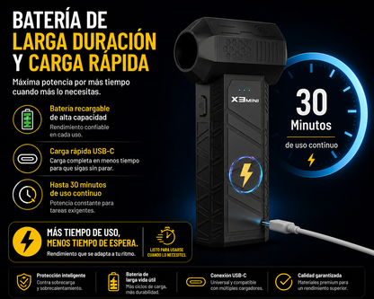 TurboJet Pro | Limpieza Potente sin Cables