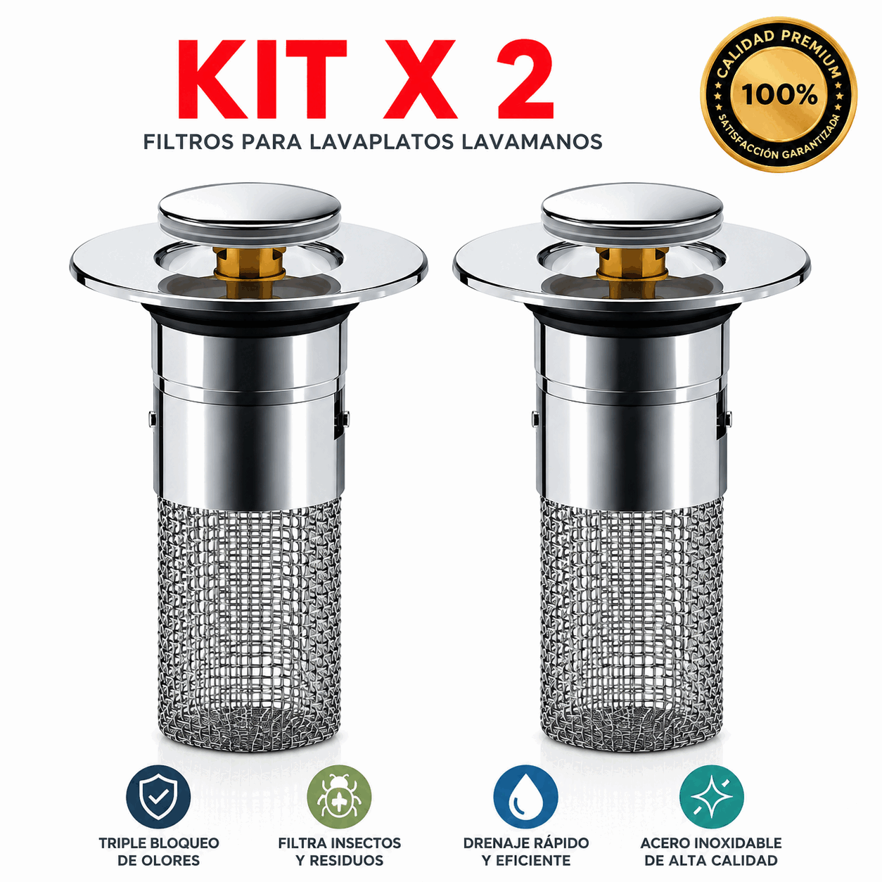 UltraDrain™ -  ¡Adiós a los fregaderos tapados para siempre! 🚰