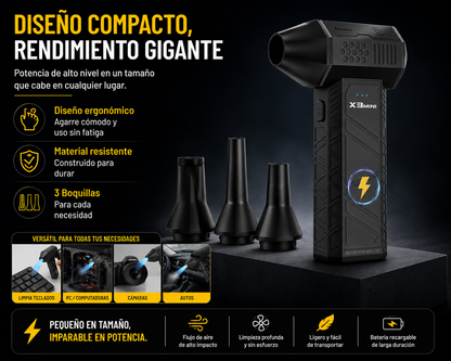 TurboJet Pro | Limpieza Potente sin Cables